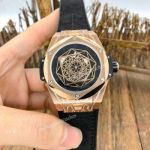 Top Quality Hublot Big Bang Sang Bleu II Watches Black Face Rose Gold_th.jpg